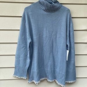 Amalie star mock neck sweater